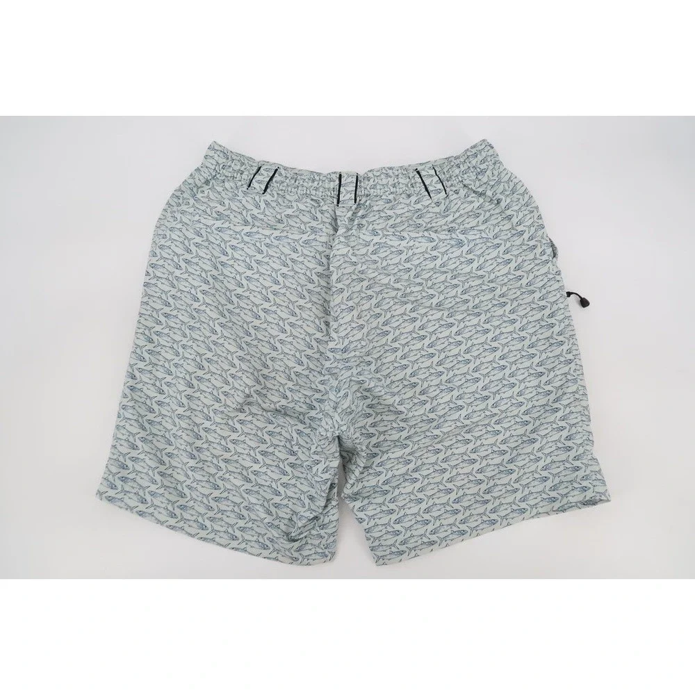True Flies Shell Creek Short Fishing Shorts Mens Large Blue Fish Performance